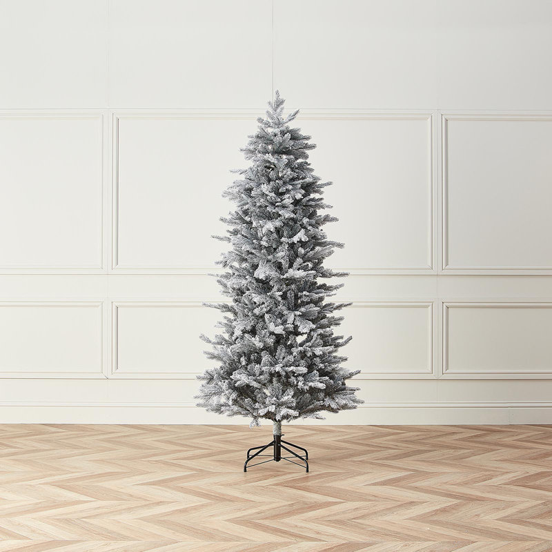 The Seasonal Aisle Slim Calgary 6.9ft Frosted Green Fir Artificial